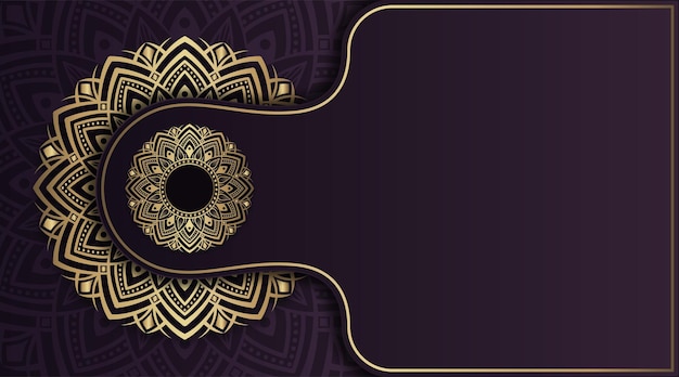 Mandala background with vintage ornaments