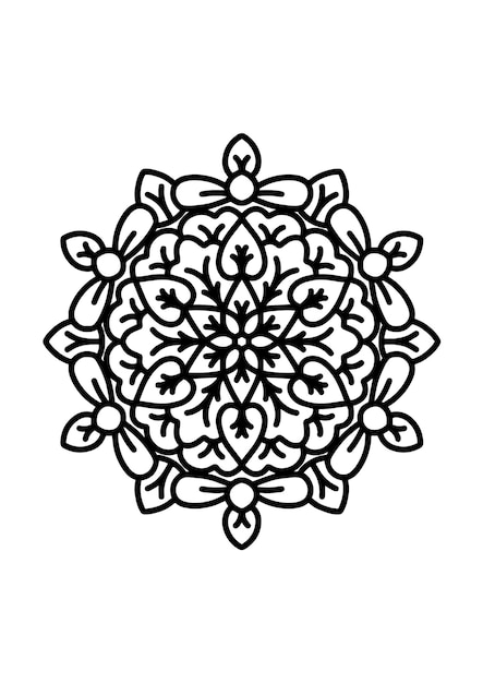 Mandala Coloring book for eduaction kids and decoration home