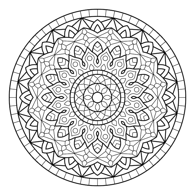 Mandala Coloring book pages