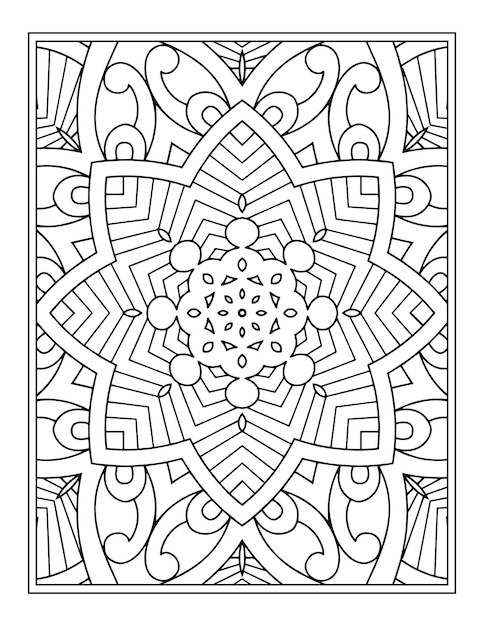 Mandala Coloring Book Pages