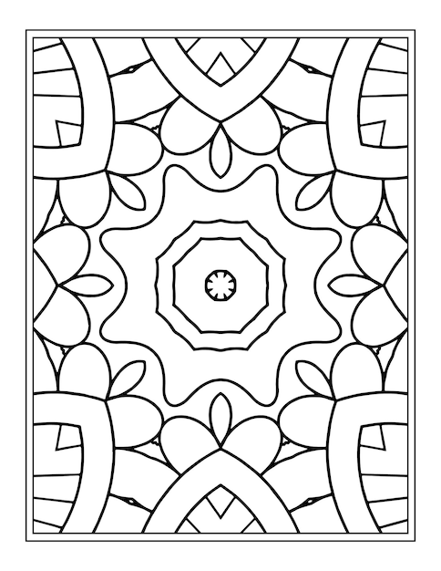 Mandala Coloring Book Pages