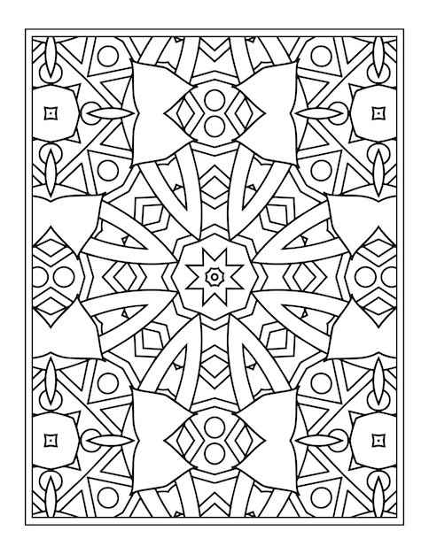 Mandala Coloring Book Pages