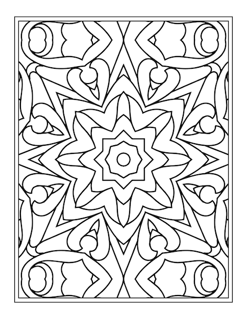 Mandala Coloring Book Pages