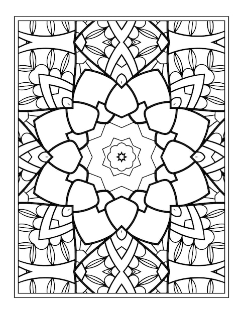 Mandala Coloring Page For Adult