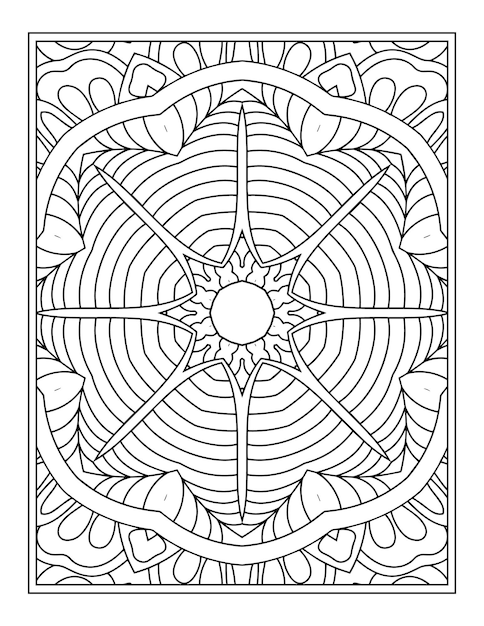 Mandala Coloring Page For Adult