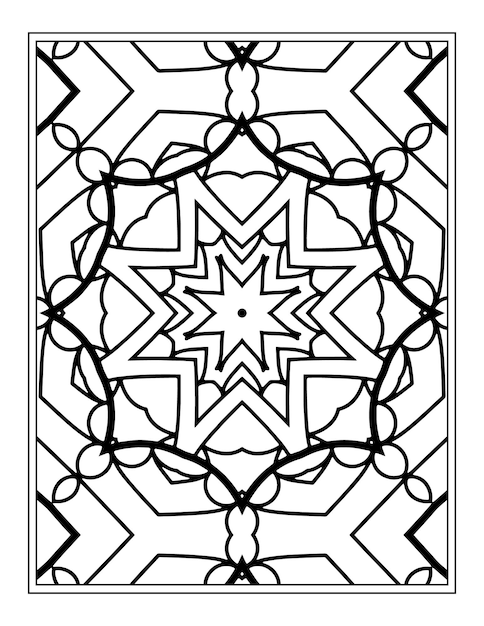 Mandala Coloring Page For Adult