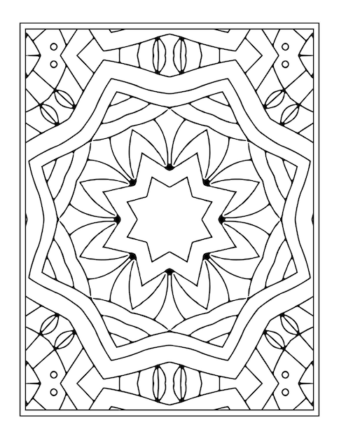 Mandala Coloring Page For Adult