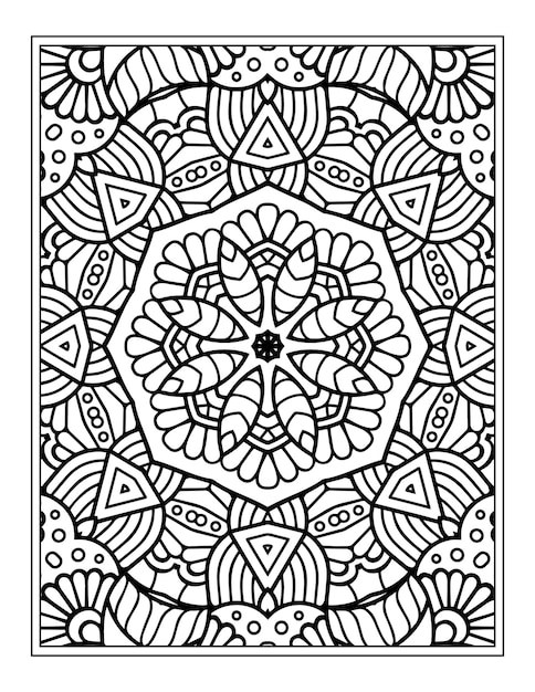 Mandala Coloring Page For Adult