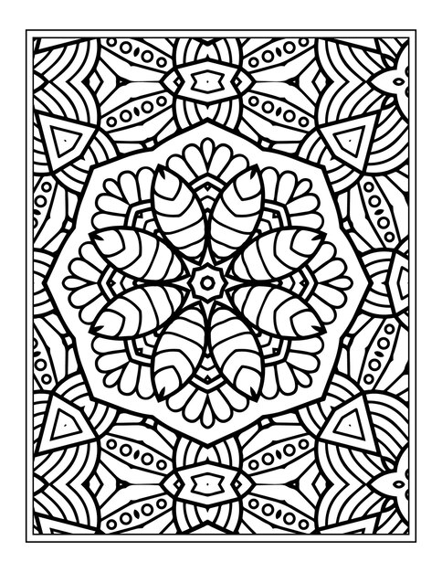 Mandala Coloring Page For Adult