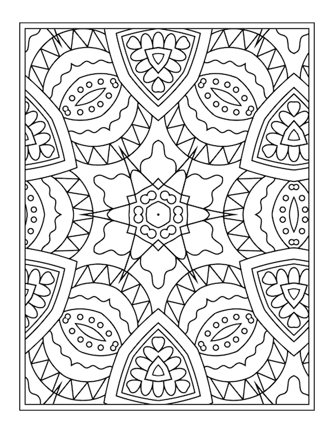 Mandala Coloring Page For Adult