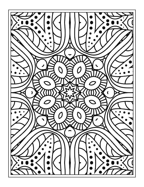 Mandala Coloring Page For Adult