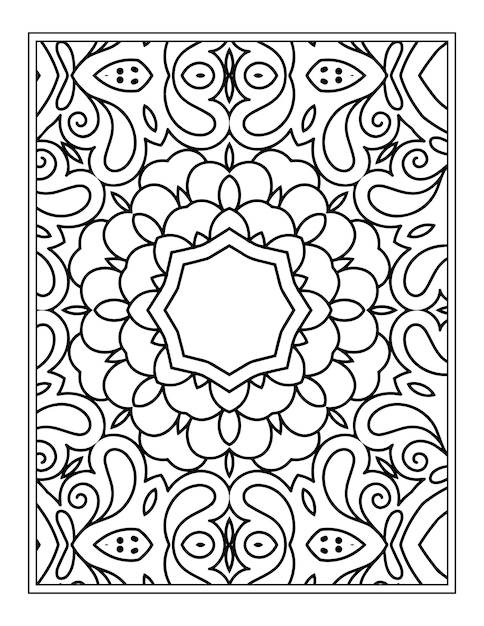 Mandala Coloring Page For Adult