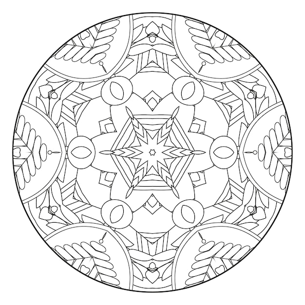 Mandala coloring page for adults Mandala coloring page kdp interior Adult coloring page