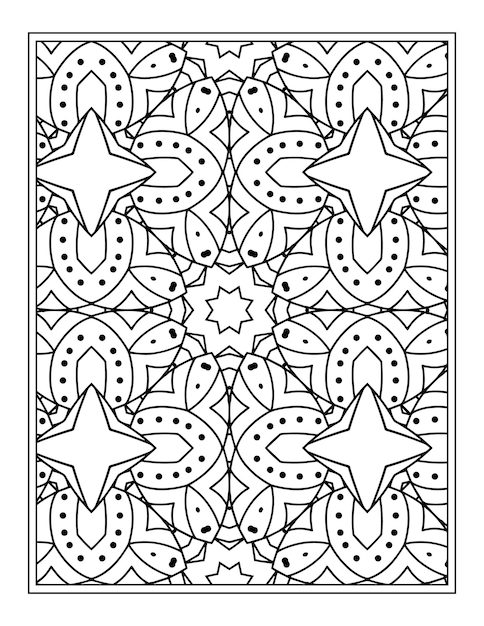 Mandala Coloring Page for Coloring Book