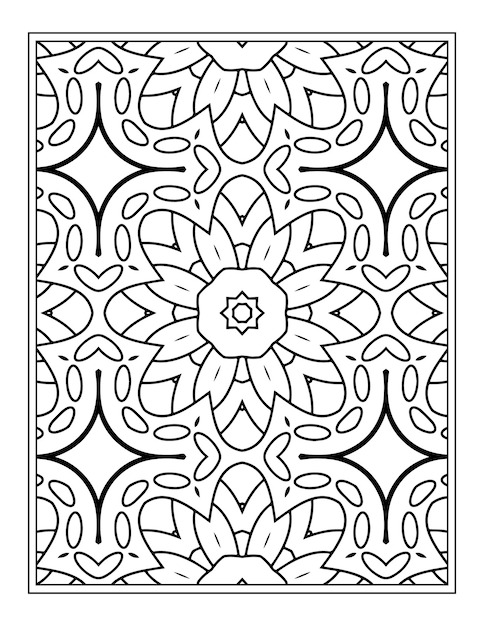 Mandala Coloring Page for Coloring Book