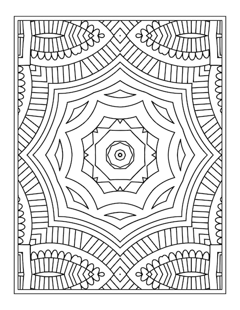 Mandala Coloring Page for Coloring Book