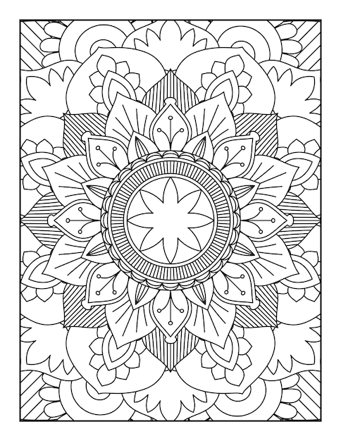 Mandala Coloring Page. Coloring Page. Mandala