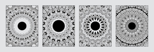 Mandala coloring page Design with Mandala background design