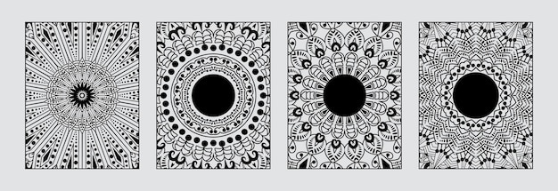 Mandala coloring page Design with Mandala background design