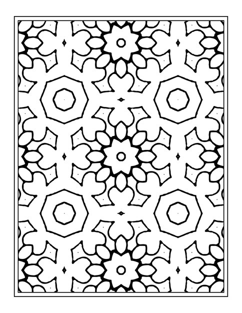 Mandala coloring Page Kdp Coloring Book design