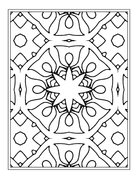 Mandala coloring Page Kdp Coloring Book design