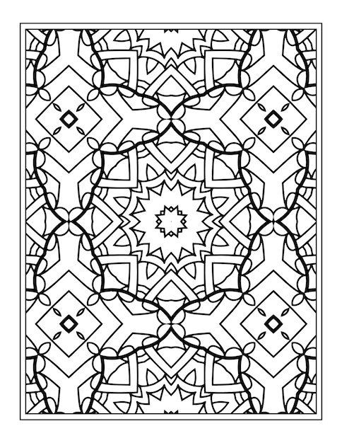 Mandala Coloring Page for Kdp Coloring Book