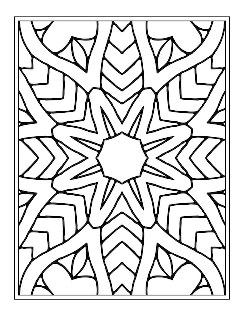 Mandala Coloring Page for Kdp Coloring Book