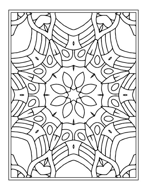 Mandala Coloring Page for Kdp Coloring Book