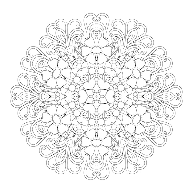 Mandala Coloring Page KDP Interior