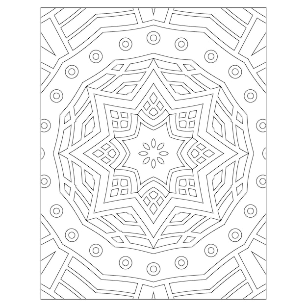 Mandala Coloring Page