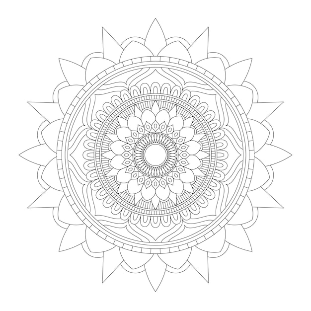 Mandala Coloring Page