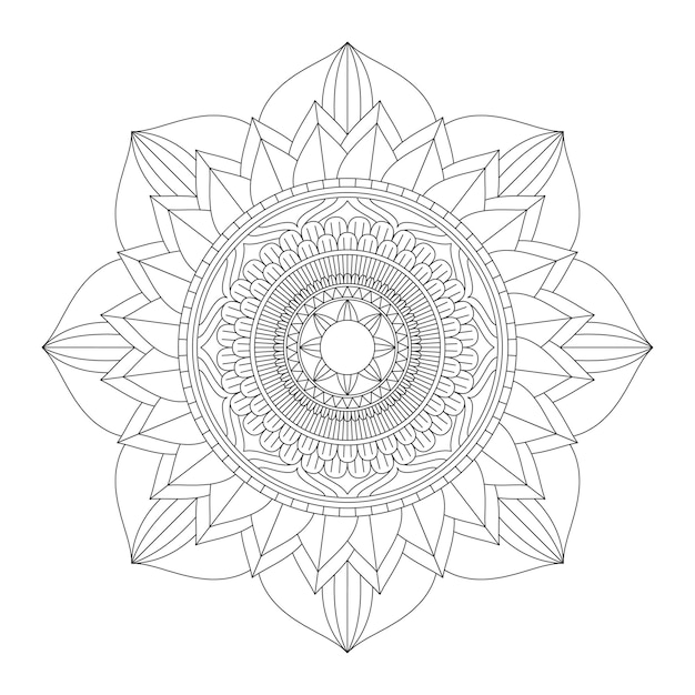 Mandala Coloring Page