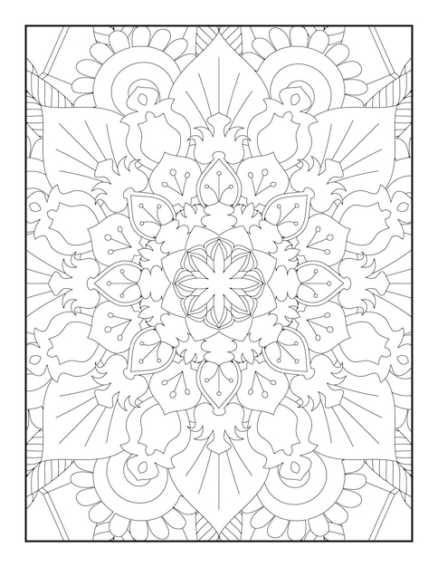 Mandala Coloring Pages, Adult Coloring Page, Pattern Mandala Design, Mandala