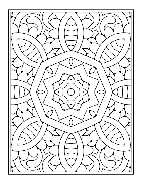 Mandala Coloring Pages for Kdp