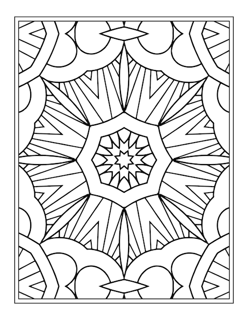 Mandala Coloring Pages for Kdp