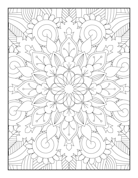 Mandala Coloring Pages, Mandala Coloring Page For Adults, Adult Coloring Pages, Mandala