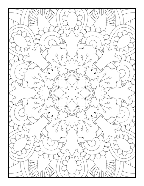 Mandala Coloring Pages, Mandala Coloring Page For Adults, Adult Coloring Pages, Mandala