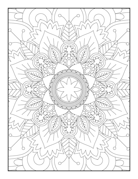 Mandala Coloring Pages, Mandala Coloring Page For Adults, Adult Coloring Pages, Mandala