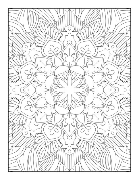 Mandala Coloring Pages, Mandala Coloring Page For Adults, Adult Coloring Pages, Mandala