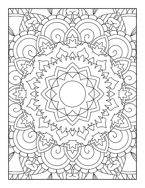 Mandala Coloring Pages, Mandala Coloring Page For Adults, Adult Coloring Pages, Mandala