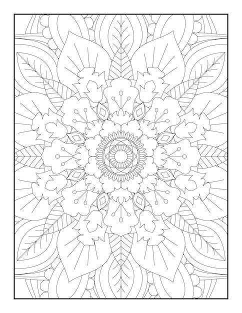 Mandala Coloring Pages, Mandala Coloring Page For Adults, Mandala, Adult Coloring Pages