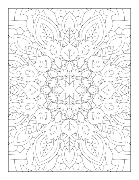 Mandala Coloring Pages, Mandala Coloring Page For Adults, Mandala, Adult Coloring Pages