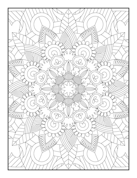 Mandala Coloring Pages, Mandala Coloring Page For Adults, Mandala, Adult Coloring Pages