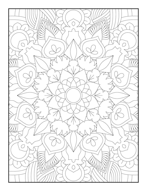 Mandala Coloring Pages, Mandala Coloring Page For Adults, Mandala, Adult Coloring Pages