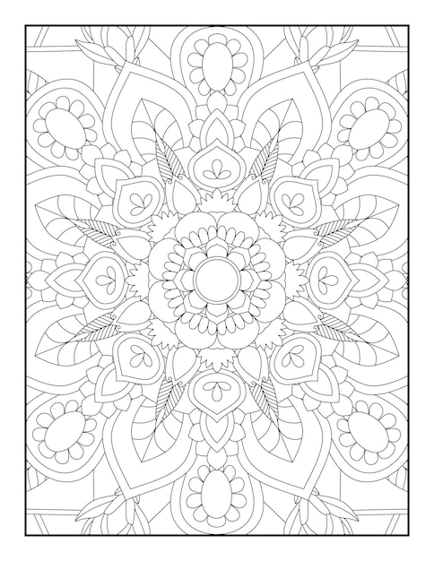 Mandala Coloring Pages, Mandala Coloring Page For Adults, Mandala