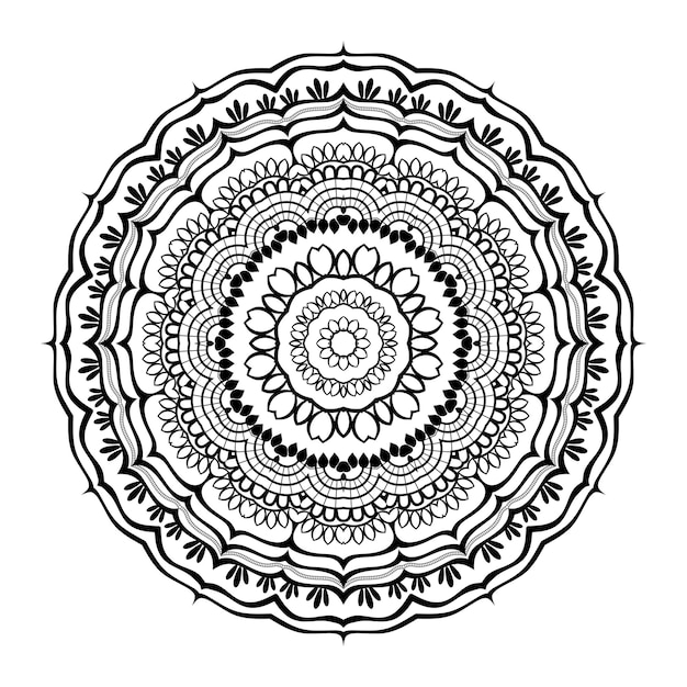 Mandala design for coloring pages and decoration