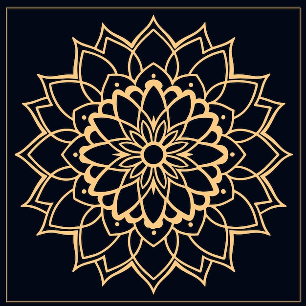 Mandala Ethnic decorative element Hand drawn backdrop Islam Arabic Indian ottoman motifs