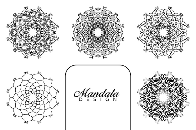 Vector mandala ethnic style for background print poster cover brochure flyer banner wedding