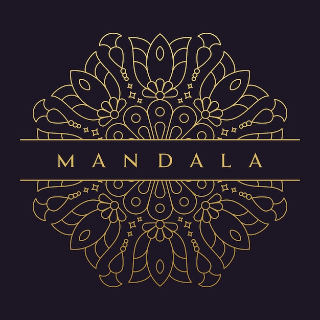 Mandala flower beautiful vector 