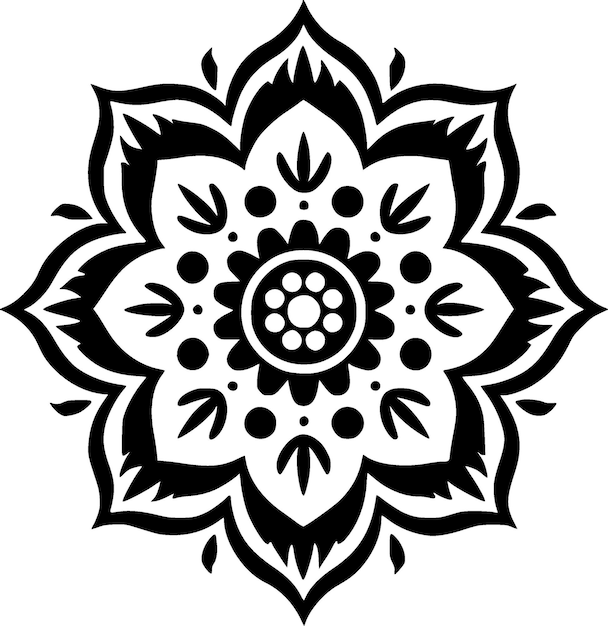 Mandala High Quality Vector Logo Vector illustration ideal for Tshirt graphic